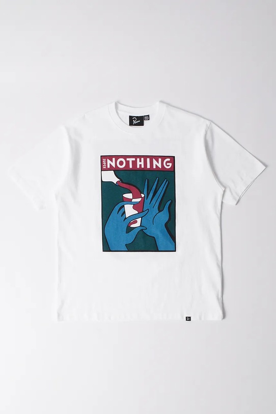 by Parra t-shirt Super nothing cotton white 54100