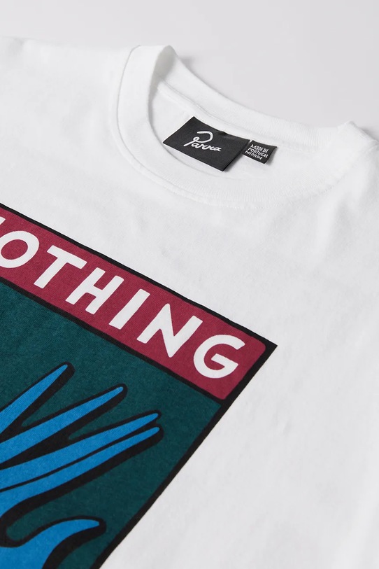 by Parra t-shirt Super nothing 54100 white
