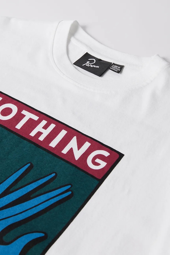 by Parra t-shirt Super nothing 54100 bianco