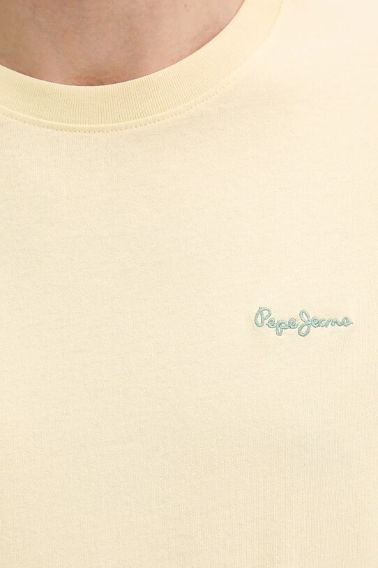 Pepe Jeans tricou din bumbac PM509741 galben