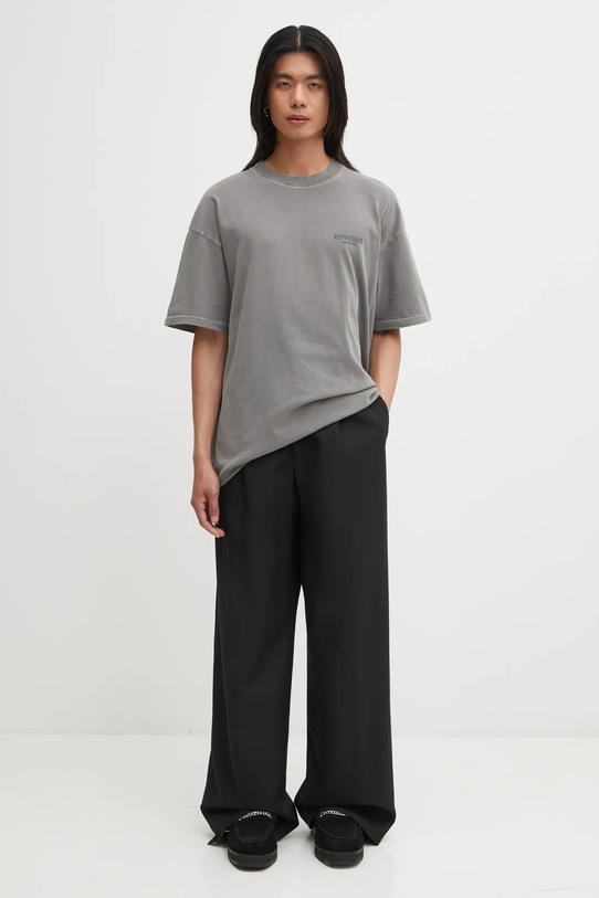 Represent tricou din bumbac Owners Club OCM41114 gri