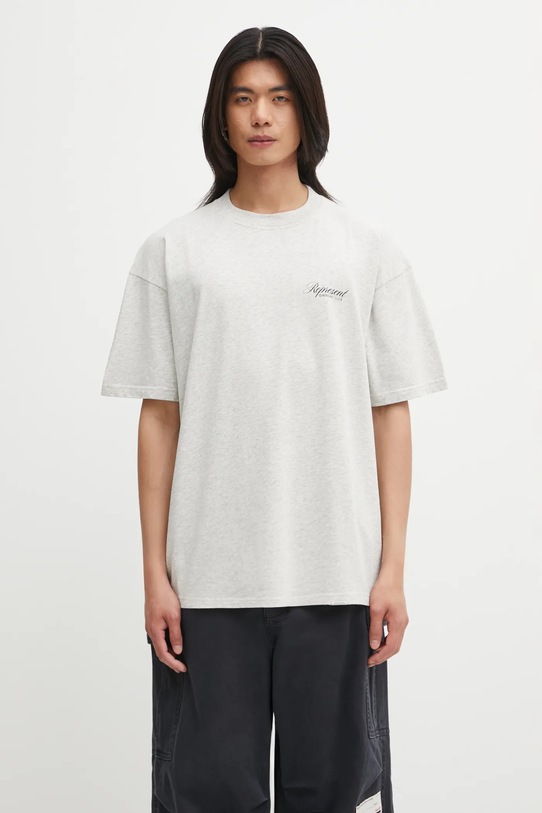 Odzież Represent t-shirt bawełniany Owners Club Script OCM41201 szary