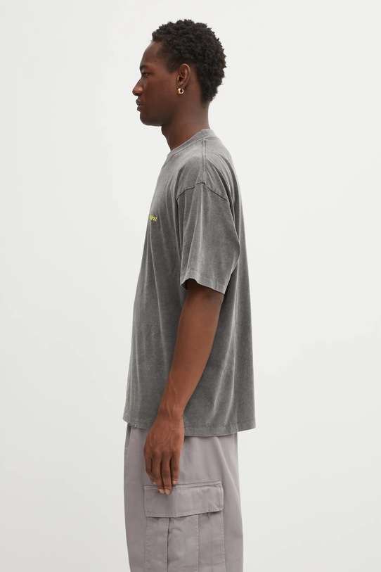 Represent t-shirt bawełniany Script Logo MLM100026 szary AW25
