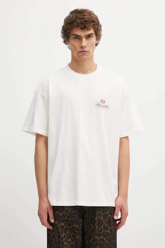 Odzież Represent t-shirt bawełniany Grand Vintage Hand Drawn MLM100450 beżowy
