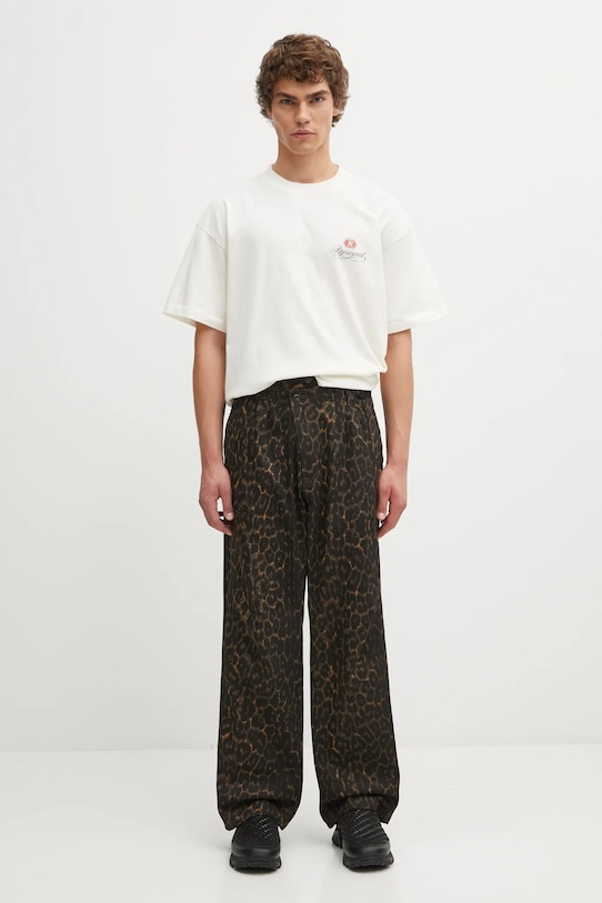 Хлопковая футболка Represent Grand Vintage Hand Drawn MLM100450 бежевый