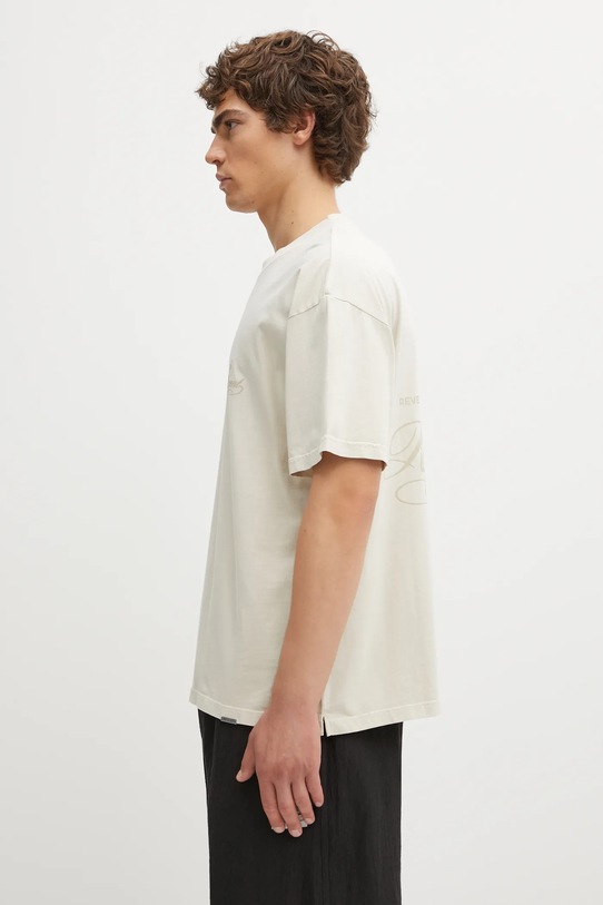 Represent t-shirt bawełniany Grand Vintage MLM100280 beżowy AW25
