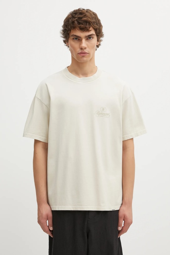 Odzież Represent t-shirt bawełniany Grand Vintage MLM100280 beżowy