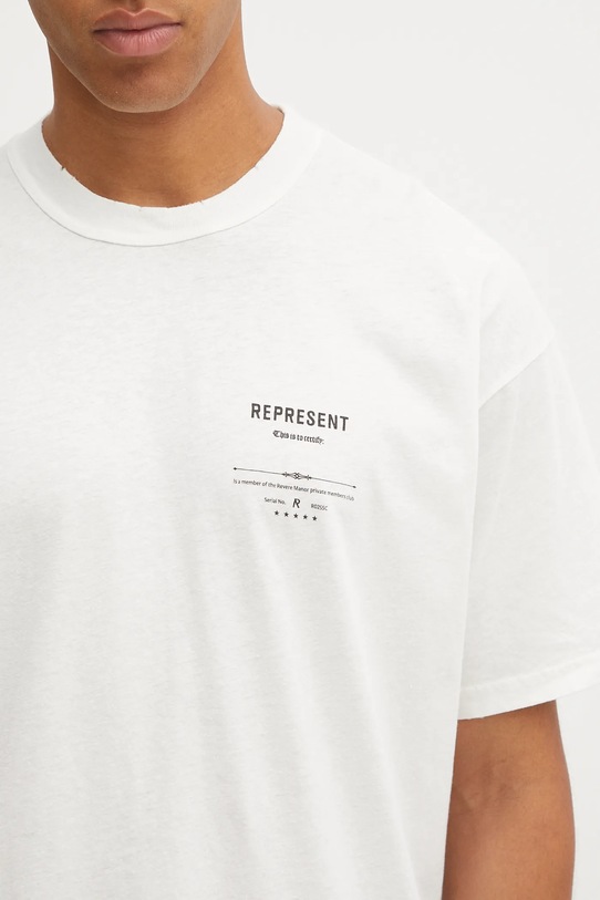 Represent t-shirt Revere Manor biały MLM100286