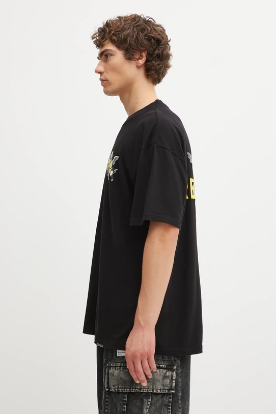 Represent t-shirt bawełniany Legacy Cherubs MLM100369 czarny AW25
