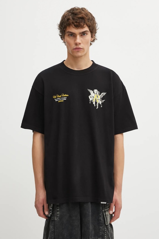 Odzież Represent t-shirt bawełniany Legacy Cherubs MLM100369 czarny