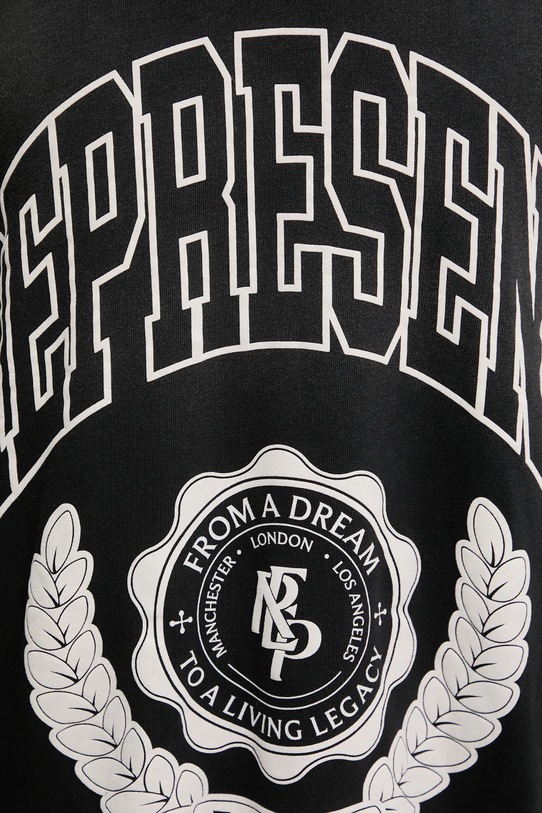 Represent longsleeve bawełniany Legacy Crest czarny MLM100371