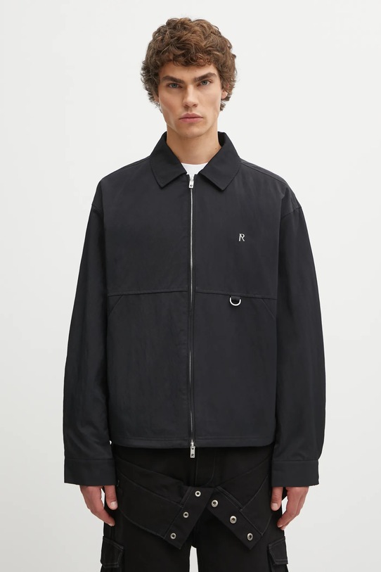 Represent kurtka Nylon Shirt bez kaptura czarny MLM100110
