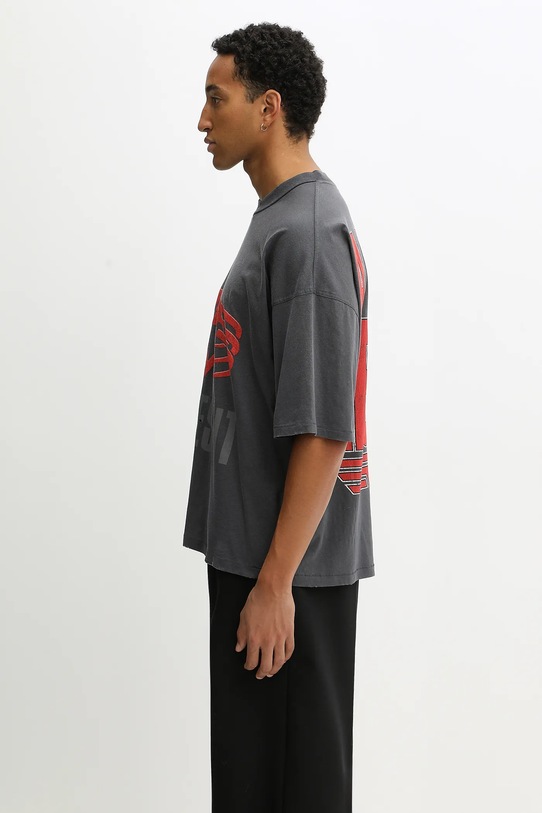 Represent t-shirt dwustronny Reversible Living Legacy Falcon MLM100679 szary AW25