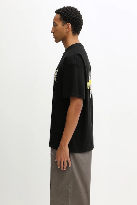 Represent cotton t-shirt Legacy Falcon MLM100735 black AW25