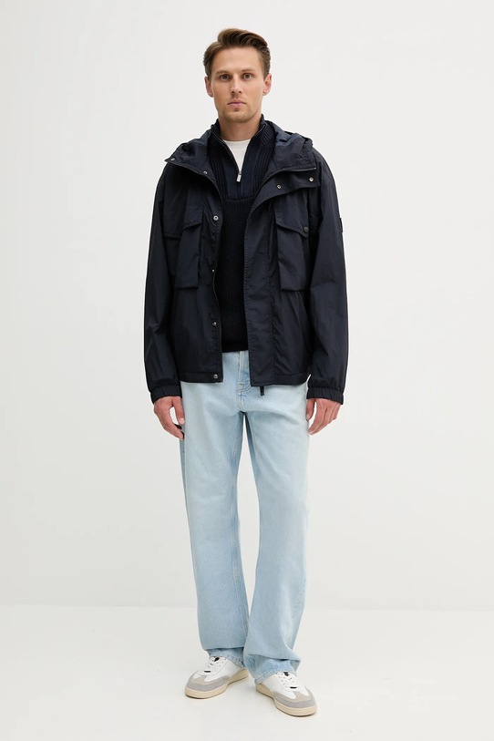 Bavlněné tričko Hackett London HM5000002 béžová AW25