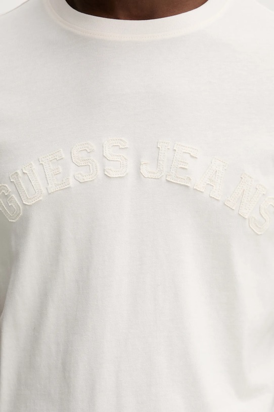 Бавовняна футболка Guess Jeans M5YI05.K8HM0 бежевий