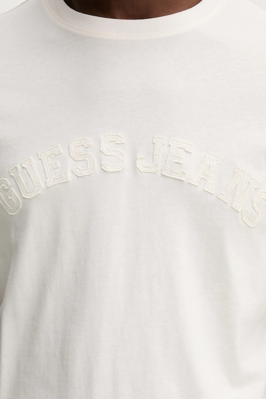 Guess Jeans t-shirt bawełniany M5YI05.K8HM0 beżowy