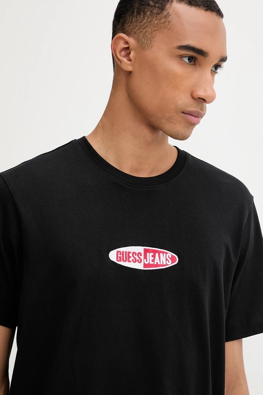 Бавовняна футболка Guess Jeans чорний M5YI07.K8FQ4