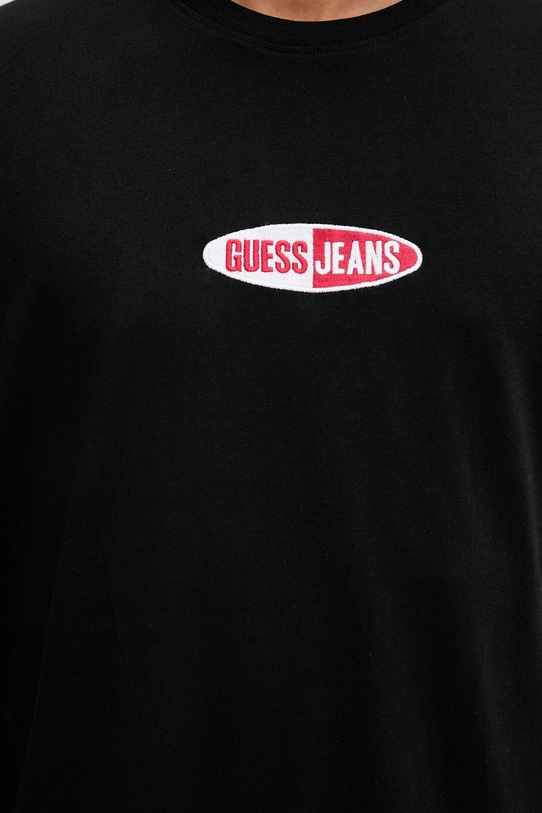Бавовняна футболка Guess Jeans M5YI07.K8FQ4 чорний