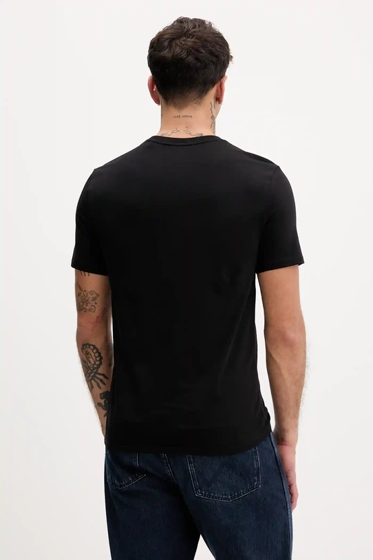 Odzież Guess Jeans t-shirt bawełniany M5YI29.K8HM0 czarny