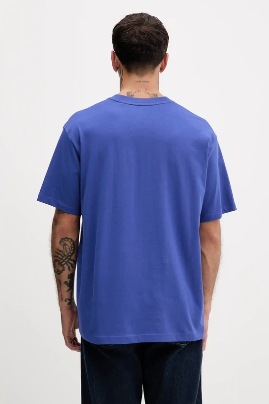 Бавовняна футболка Guess Jeans M5YI61.K8FQ4 блакитний AW25