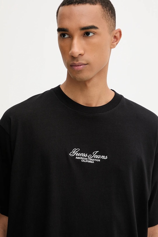 Бавовняна футболка Guess Jeans чорний M5YI61.K8FQ4