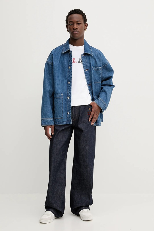 A.P.C. t-shirt bawełniany A.P.C. x MARC JACOBS COHKS.H26554 biały AW25