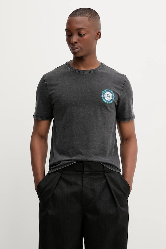 Odzież Guess Jeans t-shirt bawełniany M5YI04.K8HM0 szary