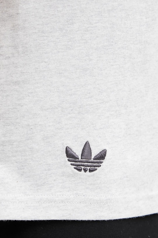 adidas Originals cotton t-shirt Neuclassics gray HZ3699