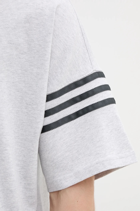 adidas Originals tricou din bumbac Neuclassics HZ3699 gri