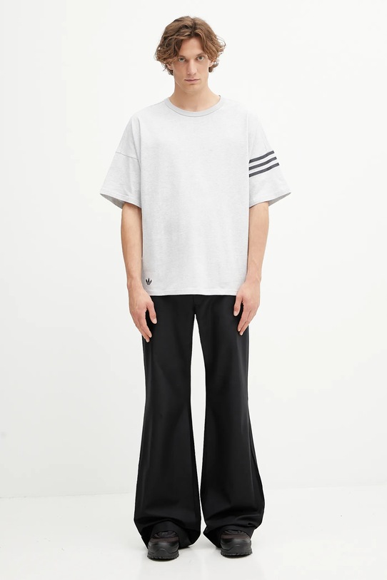 adidas Originals t-shirt bawełniany Neuclassics HZ3699 szary