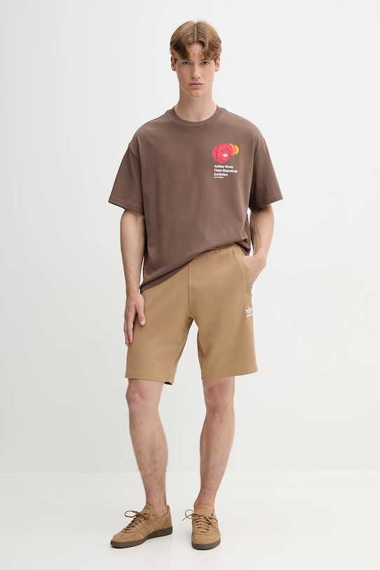 Tričko adidas Originals World Class Tee JM9956 hnedá AW25