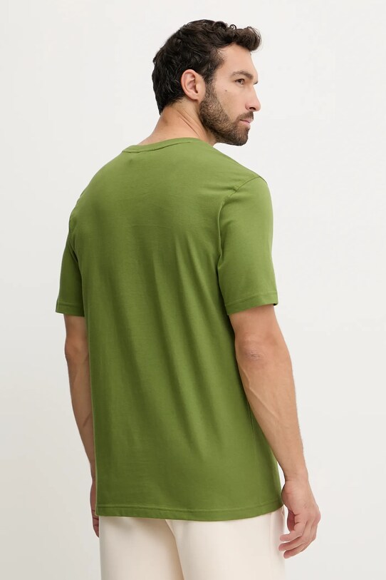 Odzież adidas Originals t-shirt bawełniany Trefoil Essential JV5938 zielony
