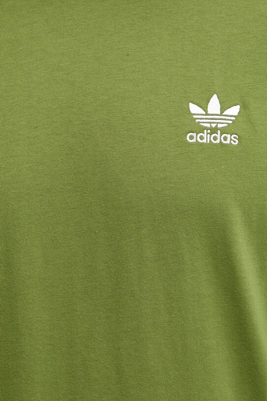 adidas Originals t-shirt bawełniany Trefoil Essential JV5938 zielony