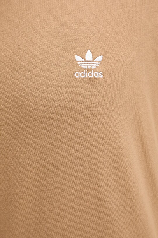 Bavlnené tričko adidas Originals Essentials JV5944 hnedá