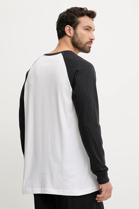 Oblačila Bombažna majica z dolgimi rokavi adidas Originals Graphic Lo Tee JW0164 bela