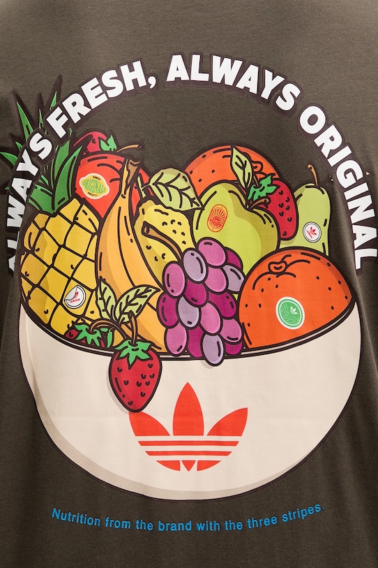 Хлопковая футболка adidas Originals Graphic Lo Ss T JW2977