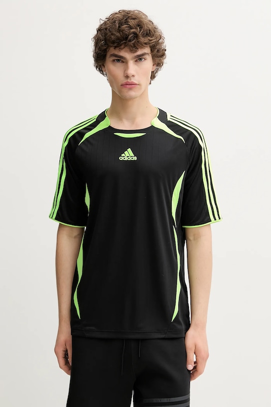Μπλουζάκι adidas Originals Teamgeist εμπριμέ μαύρο JW5872