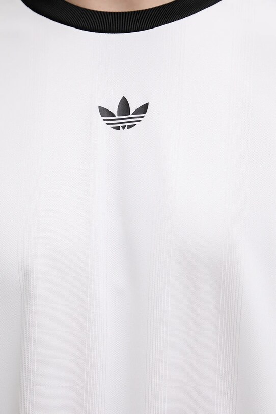 adidas Originals tricou Jacquard Jersey JW5877 alb