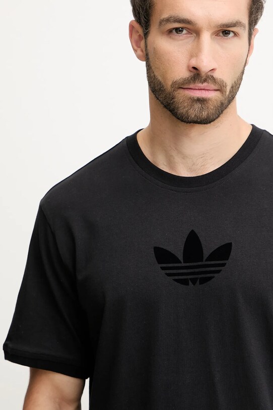 Bavlnené tričko adidas Originals Oversize Tee čierna JW5913