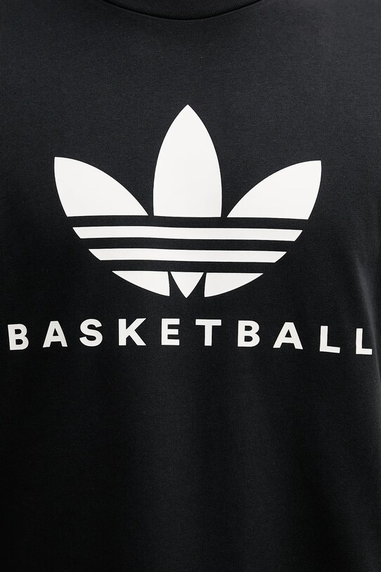 adidas Originals t-shirt Originals Basketball Courtside Tee JW6641 fekete