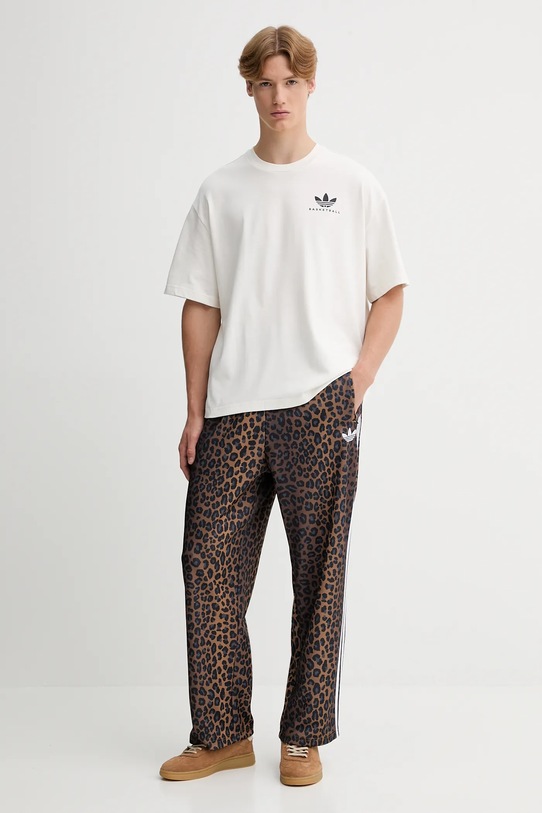 adidas Originals t-shirt Intercon Tee JW6648 beżowy AW25