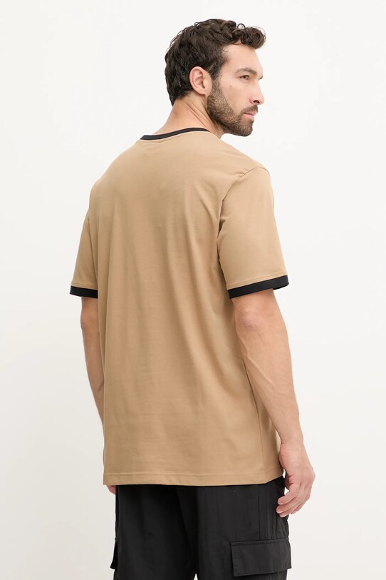 Oblečenie Bavlnené tričko adidas Originals Oversize Tee JX1516 hnedá