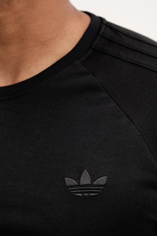 Μπλουζάκι adidas Originals 3-Stripes JX1542 μαύρο
