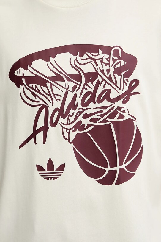 adidas Originals t-shirt Hot Shot Tee JY3651 bézs