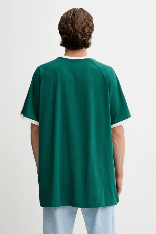 Odzież adidas Originals t-shirt bawełniany 3-Stripes KA0471 zielony
