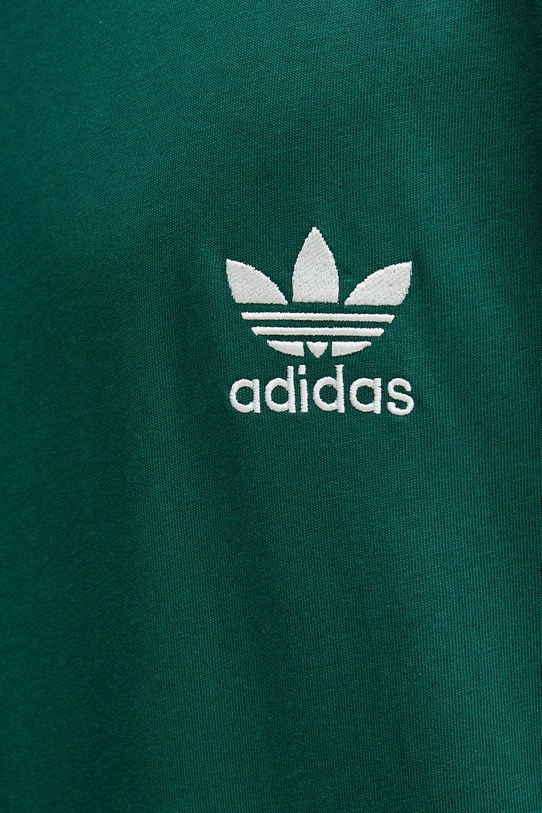 adidas Originals t-shirt bawełniany 3-Stripes KA0471 zielony