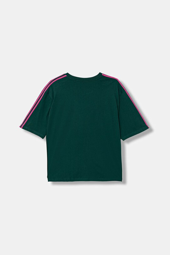 Памучна тениска adidas Originals Oversize Tee KA0477 зелен AW25