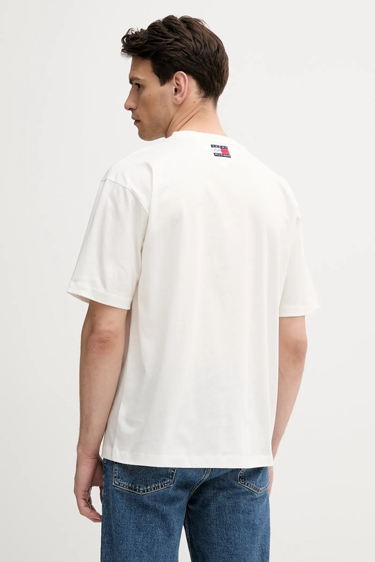 Oblečenie Bavlnené tričko Tommy Hilfiger x F1 THE MOVIE MW0MW41391 biela