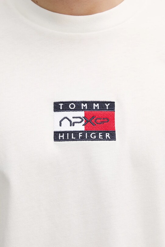 Tommy Hilfiger tricou din bumbac x F1 THE MOVIE MW0MW41391 alb
